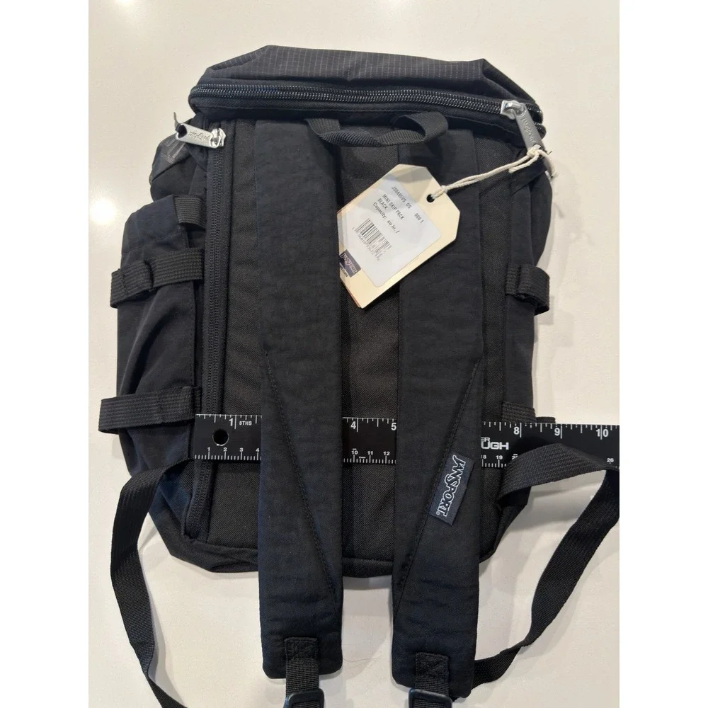 JanSport Mini Skip Pack Backpack Black JS0A85VS NWT